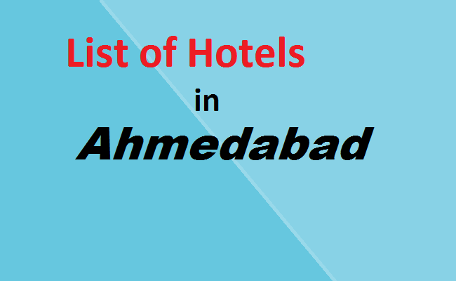 List Of Hotel in Ahmadabad | Top 10 Hotel Rooms in Ahmadabad | Best Ahmadabad Hotels in Bihar | Cheap Hotels in Ahmadabad | Book Inn to Stay in Ahmadabad